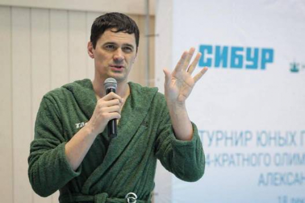 Александр Попов провел мастер-класс в плавательном бассейне &quot;Оргсинтез&quot;